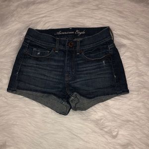 Denim High-waisted Shorts Size 00